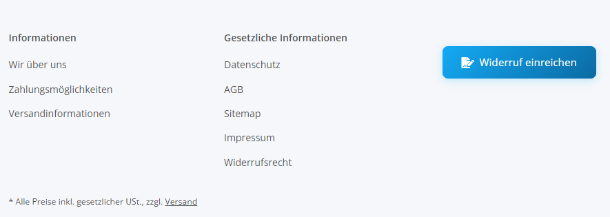 cancelButton Frontend-Button im JTL-Shop